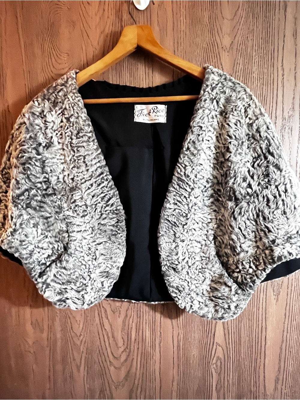 Vintage Fred & Rice
Furs Burlingame Persian
Lamb Coat